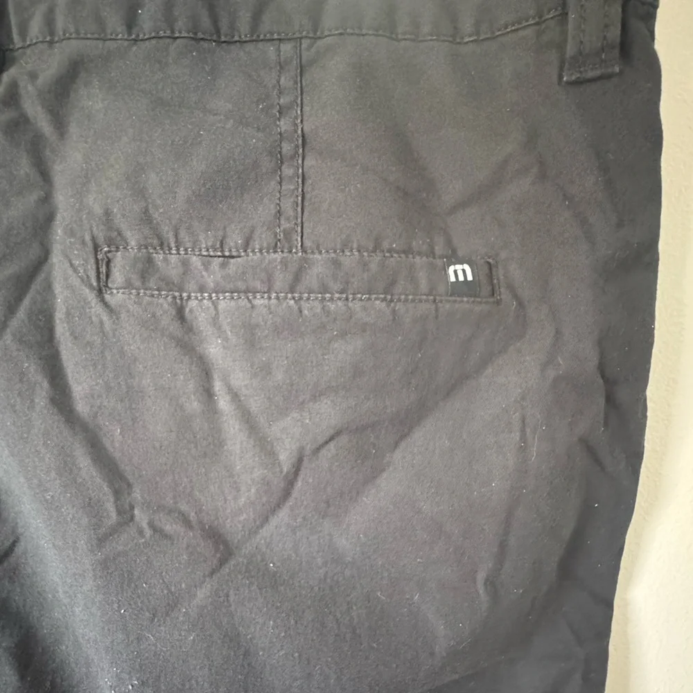 Travis Mathew Shorts Men's 38 Performance Golf Black Stretch 9